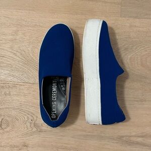 Opening Ceremony Royal Blue Slip-On Sneakers size 37
